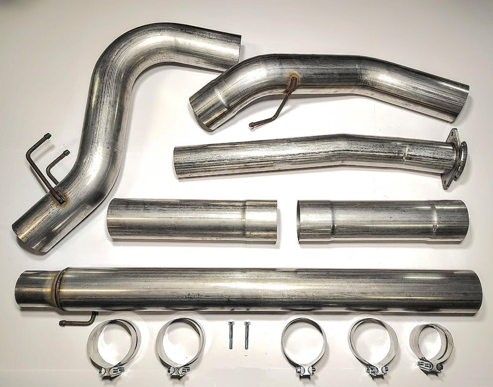 Exhaust kit 11-26 Powerstroke 5in Down pipe back