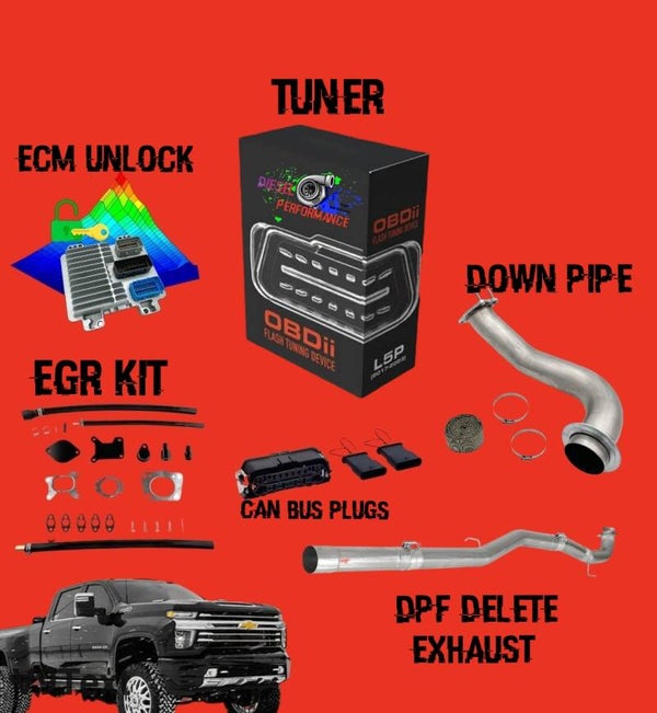 24+ l5p DIY ALL IN 1 KIT WITH FULL 5IN EXHAUST Stainless