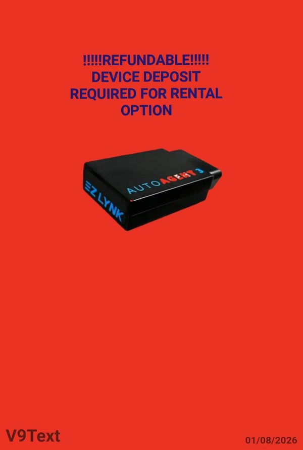 REFUNDABLE Device rental DEPOSIT