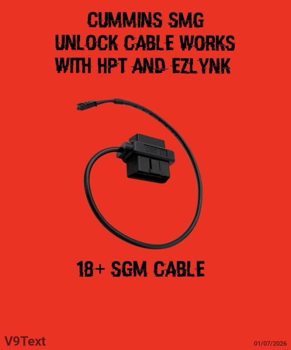 18+ CUMMINS SGM CABLE