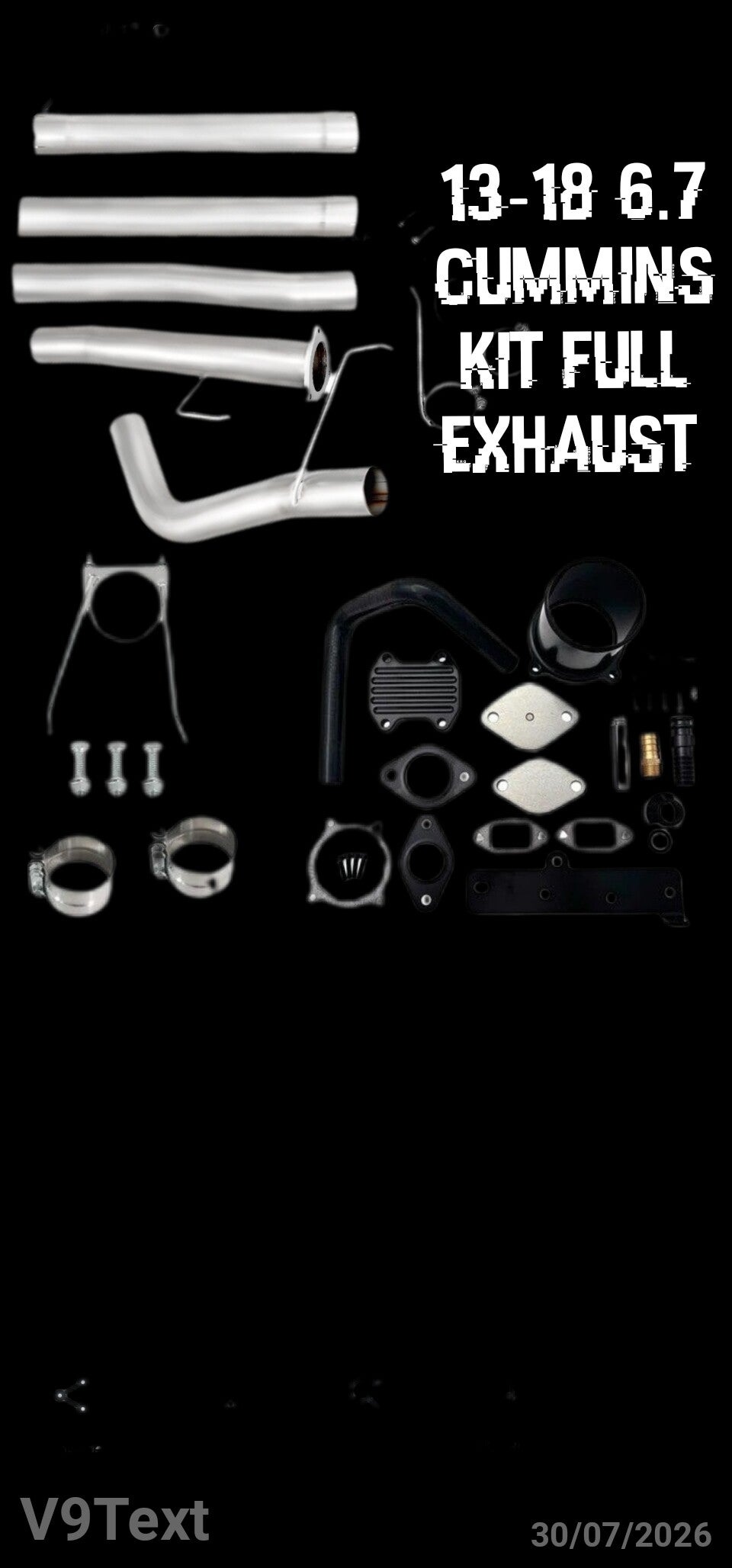 4" 13-18 6.7 Cummins Full Exhaust Dodge Ram 2500 Ram 3500 W/EGR KIT