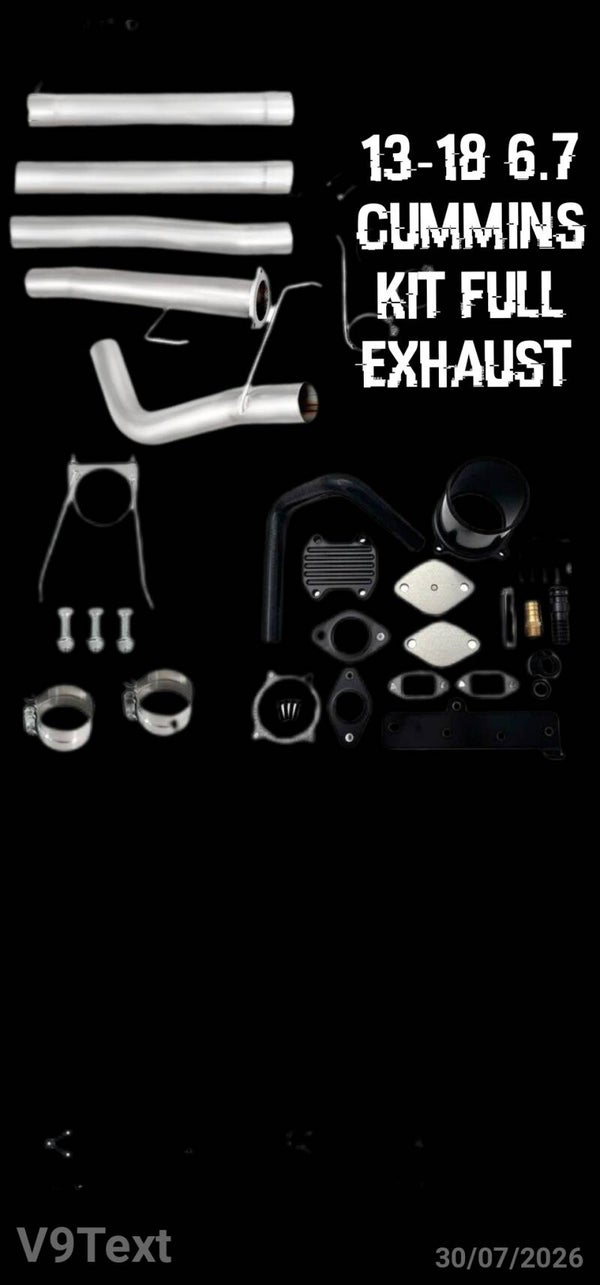 4" 13-18 6.7 Cummins Full Exhaust Dodge Ram 2500 Ram 3500 W/EGR KIT
