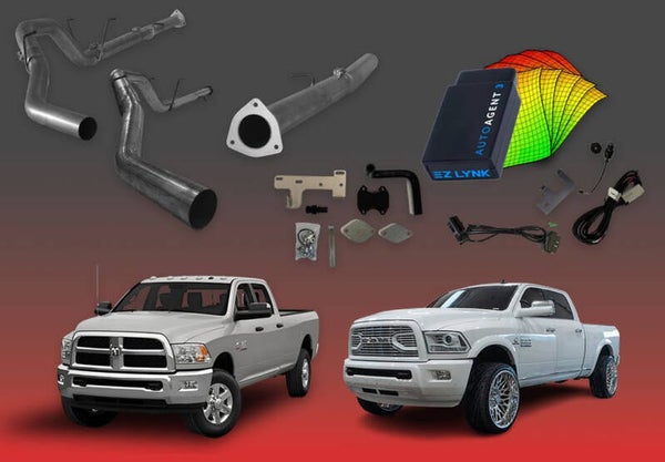 13-18 CUMMINS ALL IN 1 KIT WITH 4IN TUEBO BACK EXHAUST