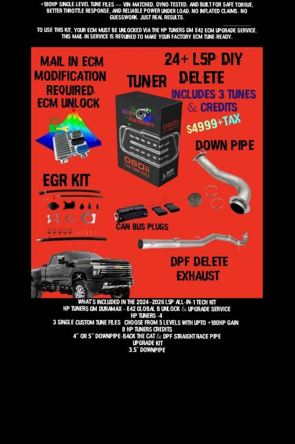 24+ l5p DIY ALL IN 1 KIT WITH FULL 5IN EXHAUST