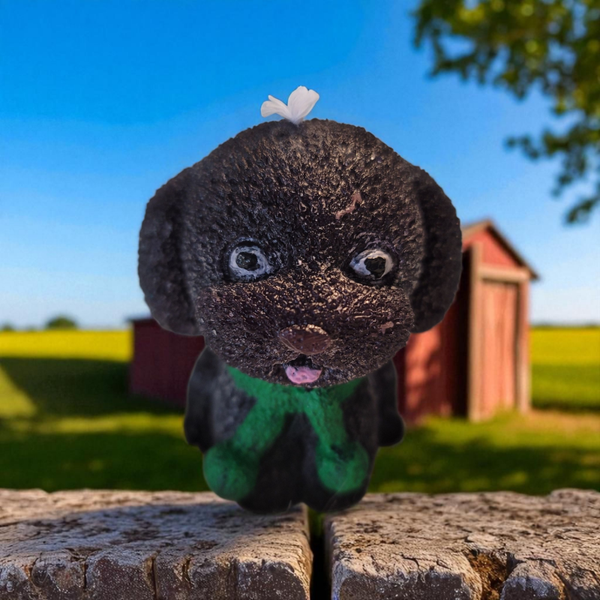 Kleiner Hund mit Schal "Mimi"