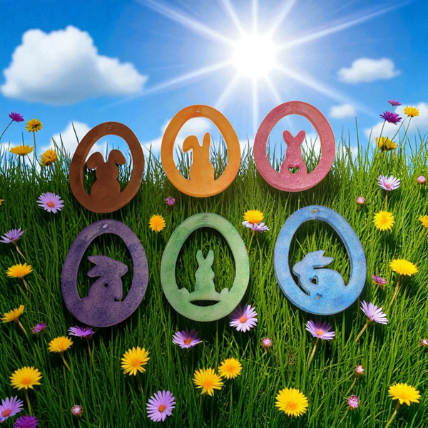 6er- Set Ostereier zum aufhängen