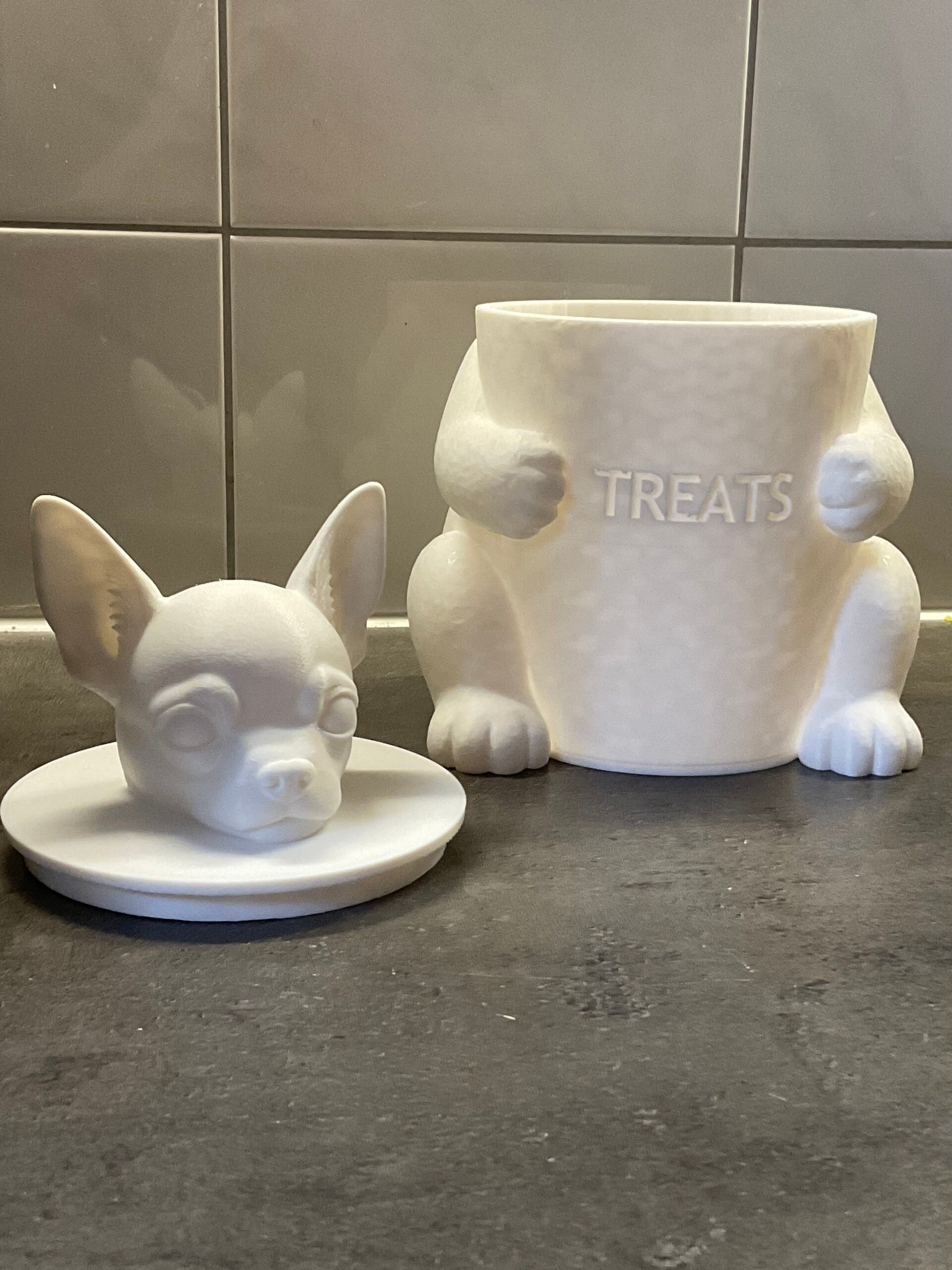 Honden snoeppot met deksel