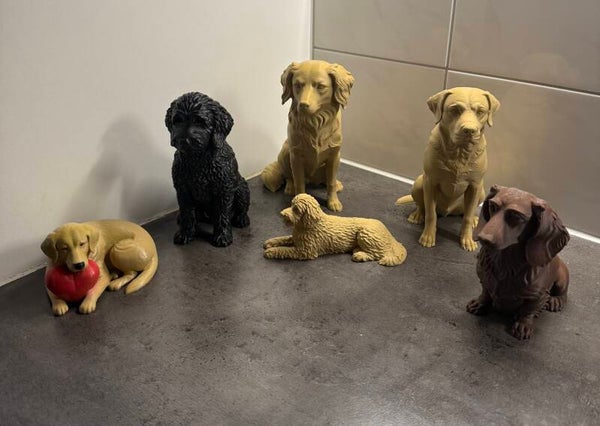 3D geprinte hondjes