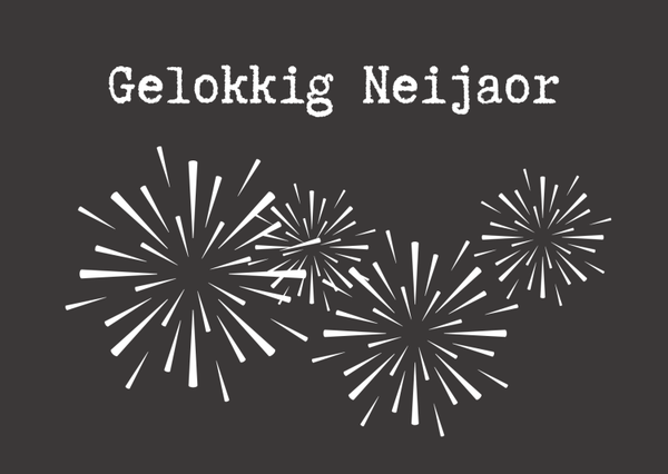 Kerstkaart Drents (10 stuks) (dubbele kaart)