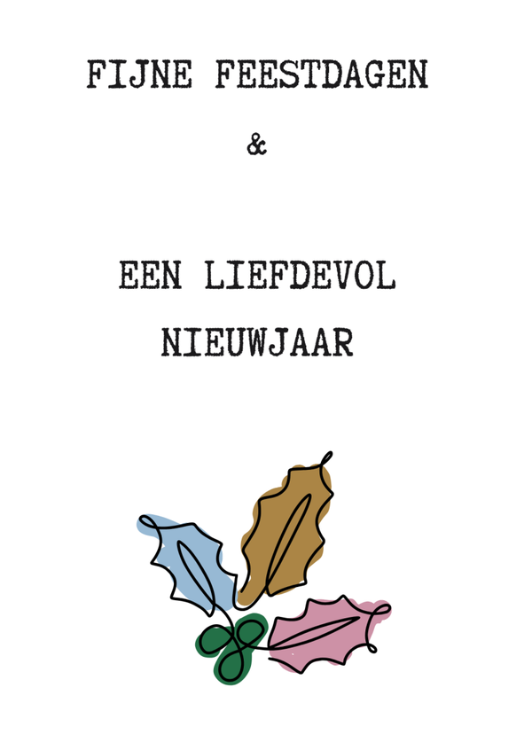 Ansicht Kerstkaart Hulst