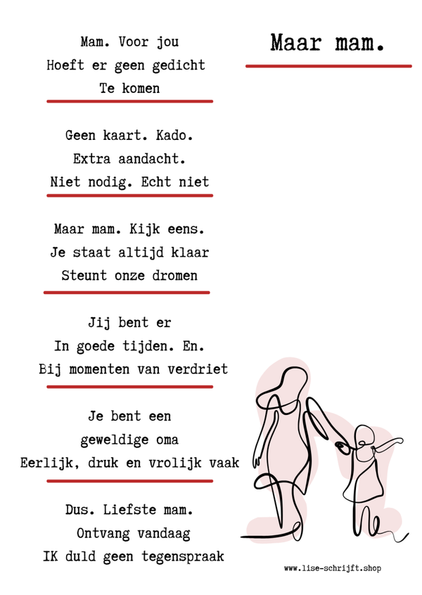 Kaart "Moederdag 5"