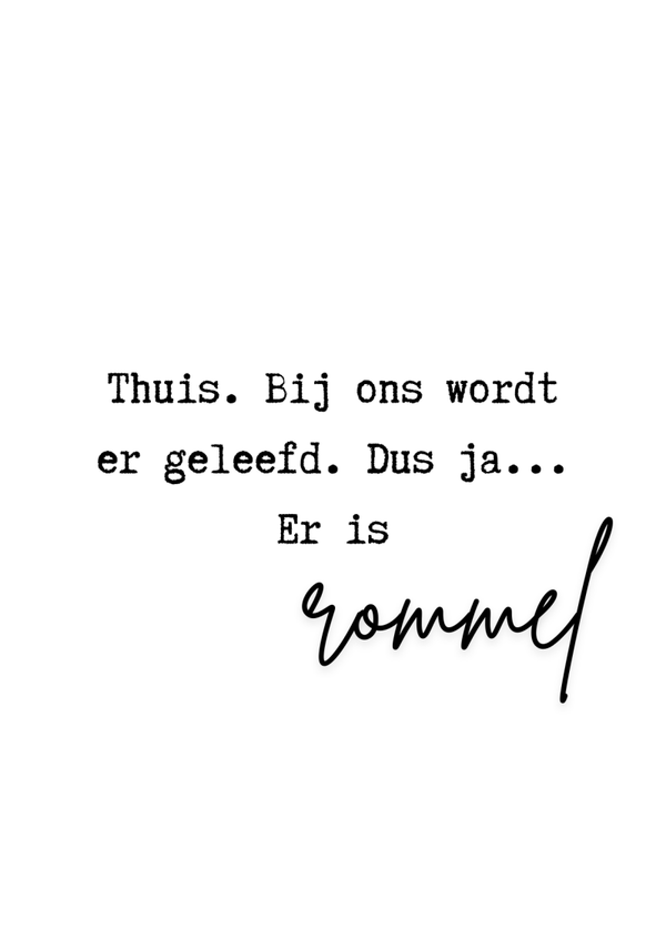 Kaart "Thuis."