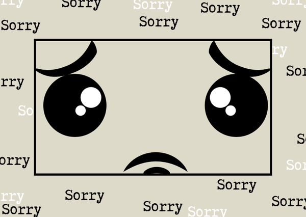 Kaart "Sorry"