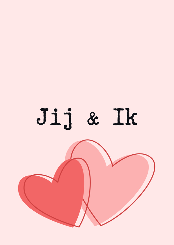 Kaart "Jij & Ik"