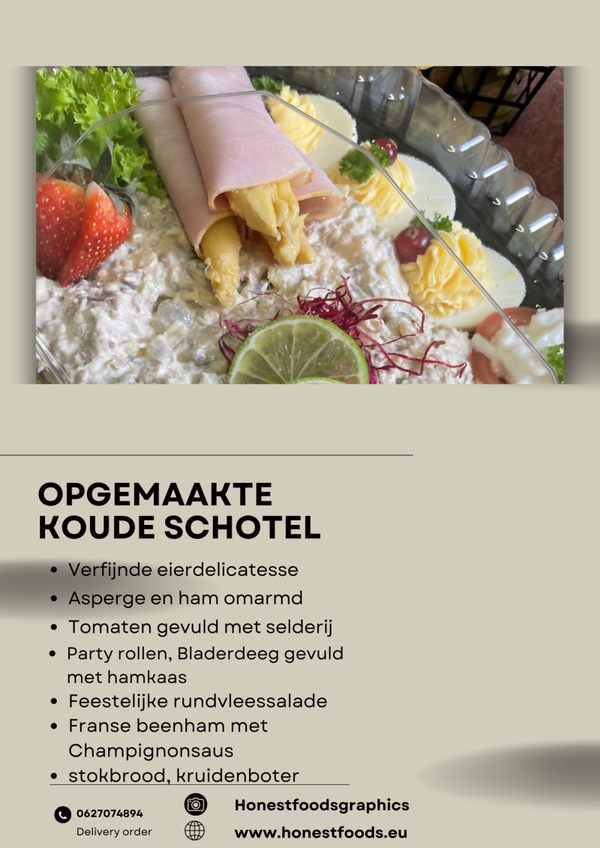 Traditionele koude schotel