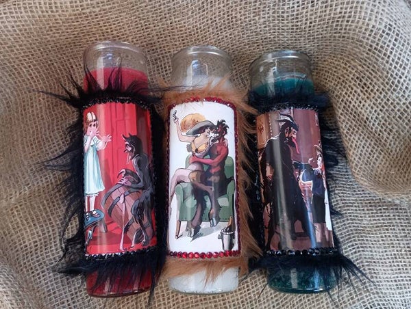 Krampus Candle
