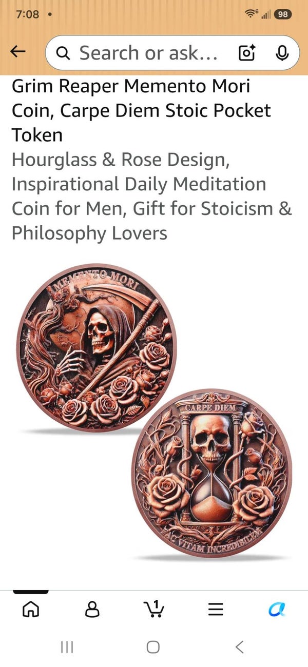 Grim reaper coin