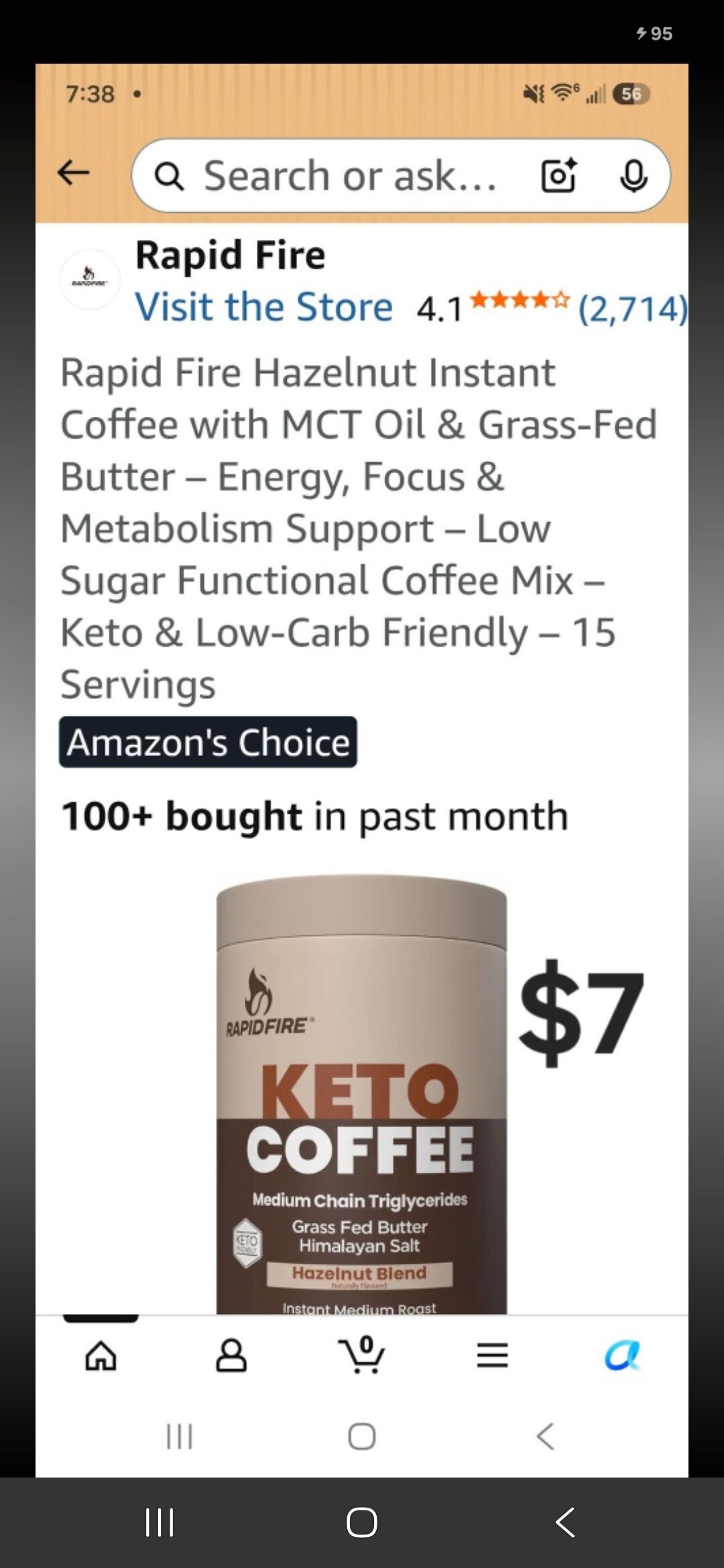 Keto coffee