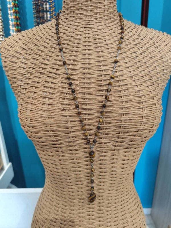 Collier Harmonie en œil de tigre