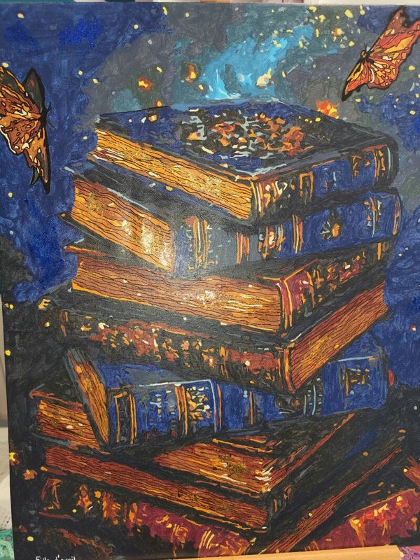Livres et papillons