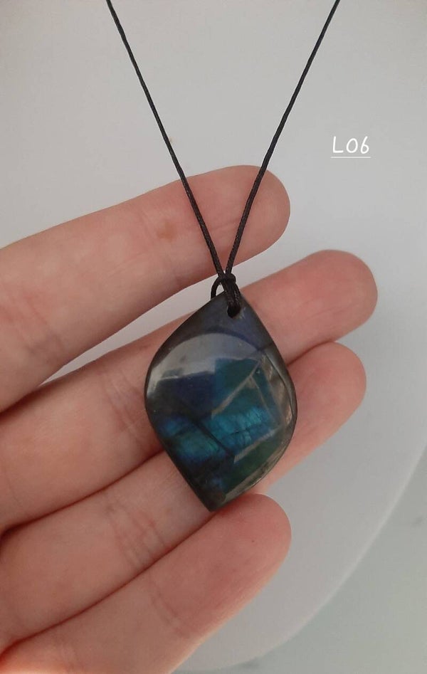 Collier labradorite L06