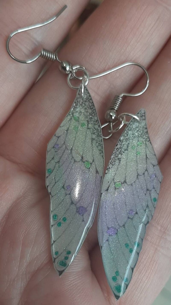 Boucles d'oreilles aile de fée d'Harmonia
