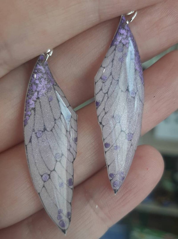 Boucles d'oreilles aile de fée d'Harmonia