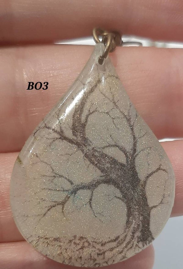 Grandes boucles d'oreilles forêt d'Harmonia