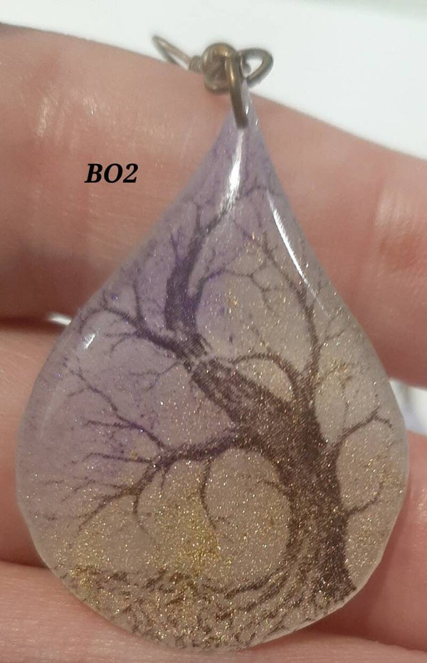Grandes boucles d'oreilles forêt d'Harmonia