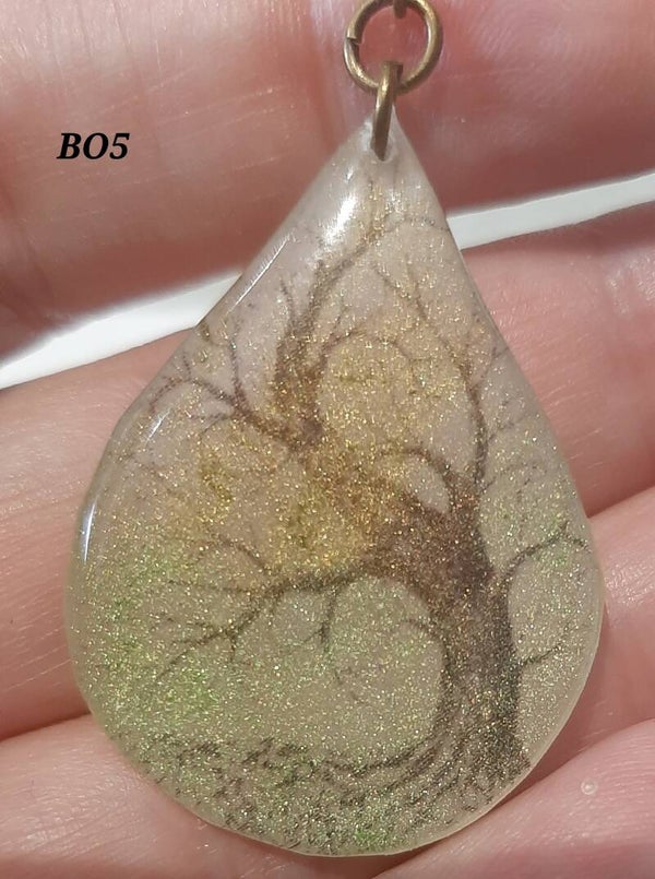 Grandes boucles d'oreilles forêt d'Harmonia
