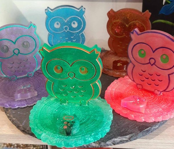 Porte téléphone hibou