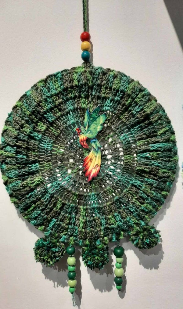 Attrape rêves fait au crochet