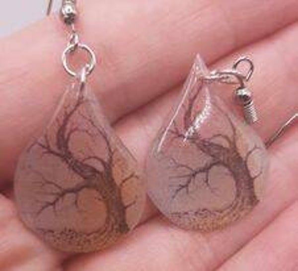 Boucles d'oreilles  Arbre d'Harmonia