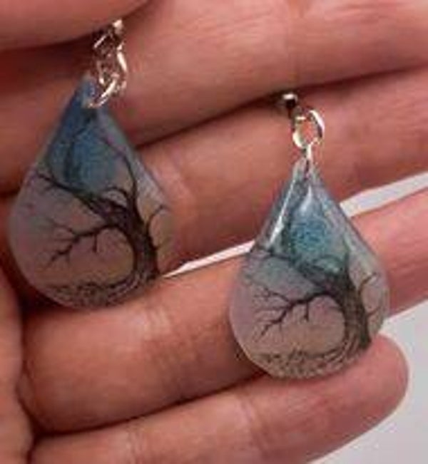 Boucles d'oreilles  Arbre d'Harmonia