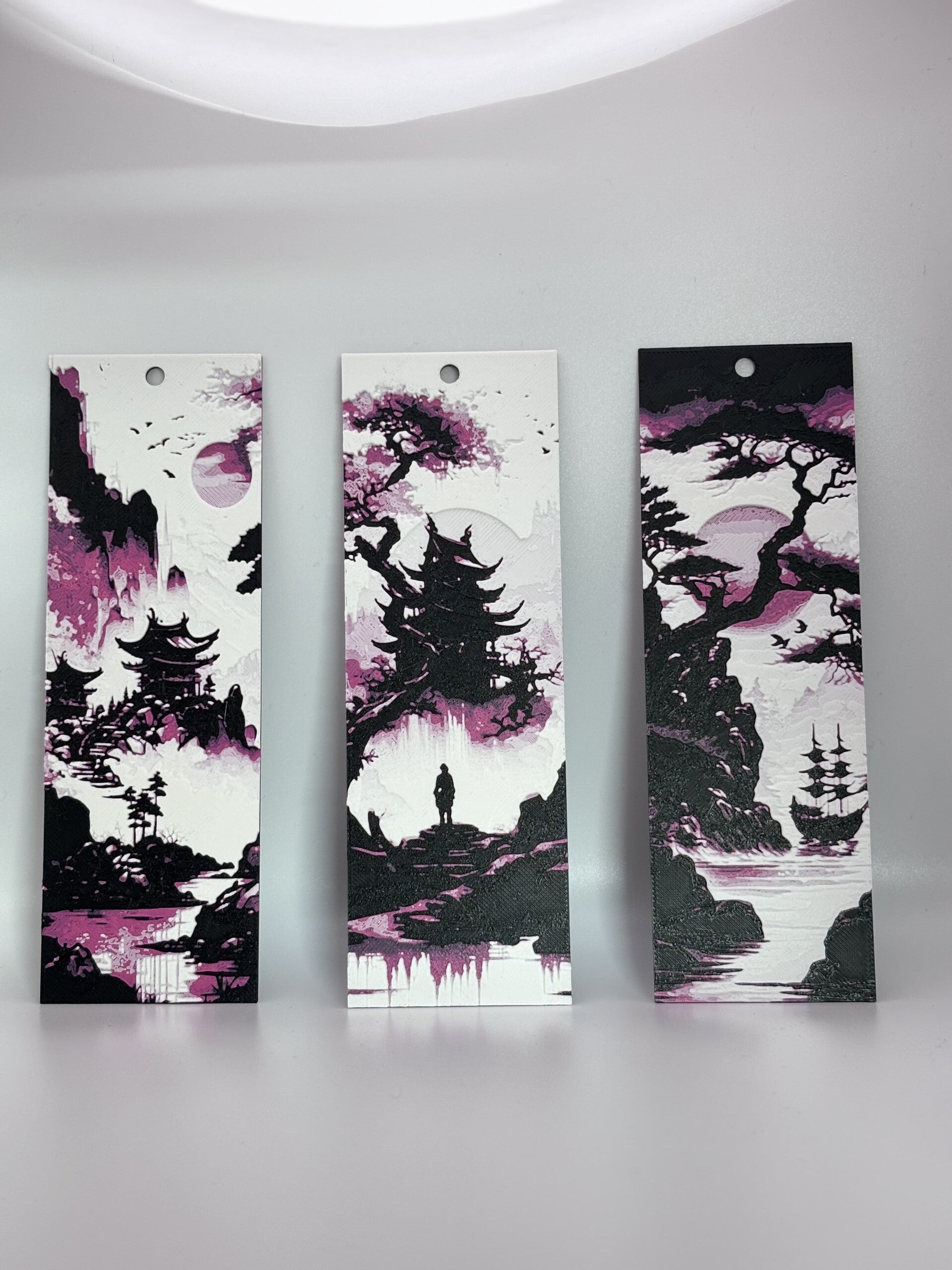 Japanse stijl boeken legger set van 3