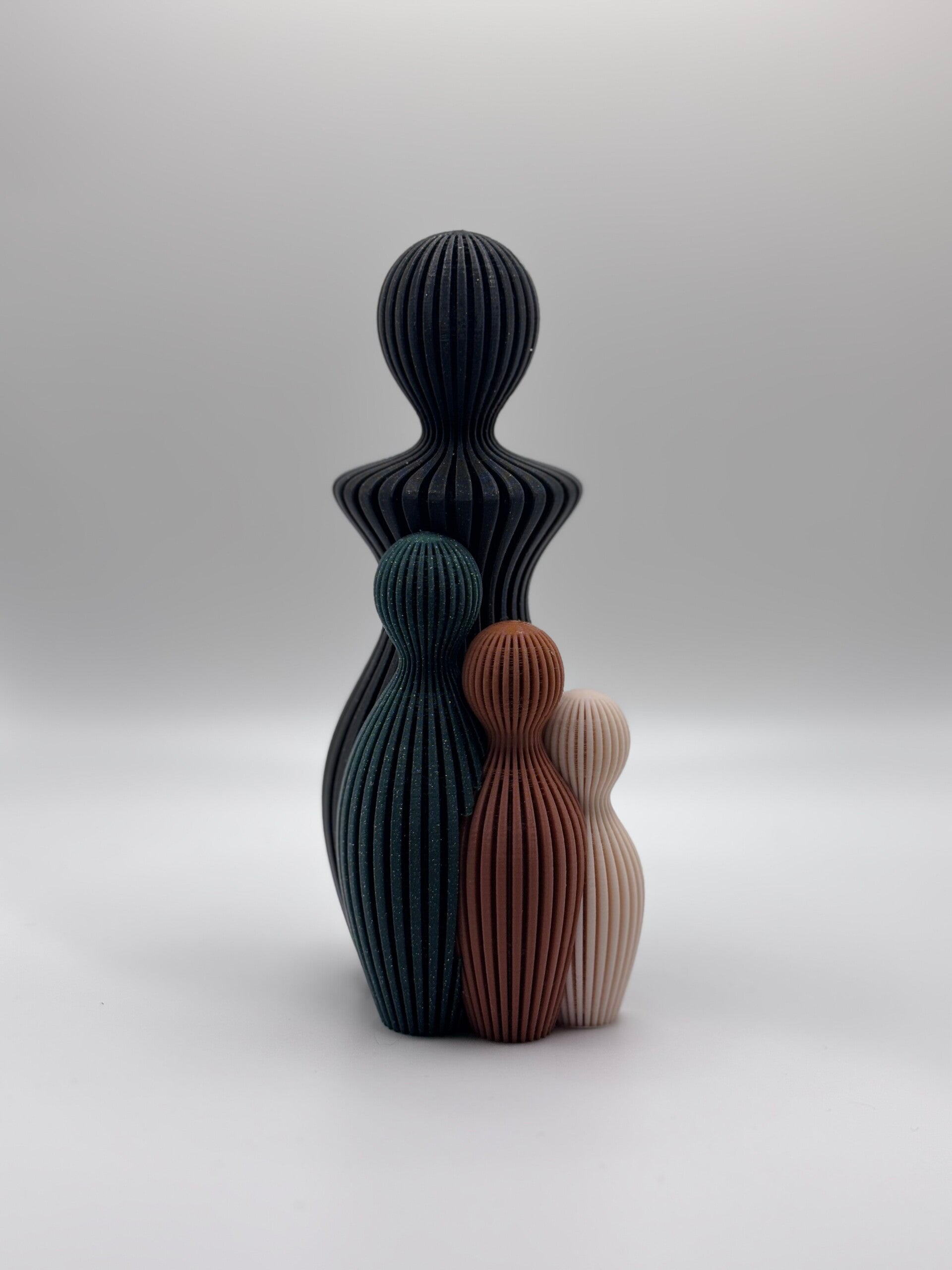 Vader of moeder met 3 kinderen.