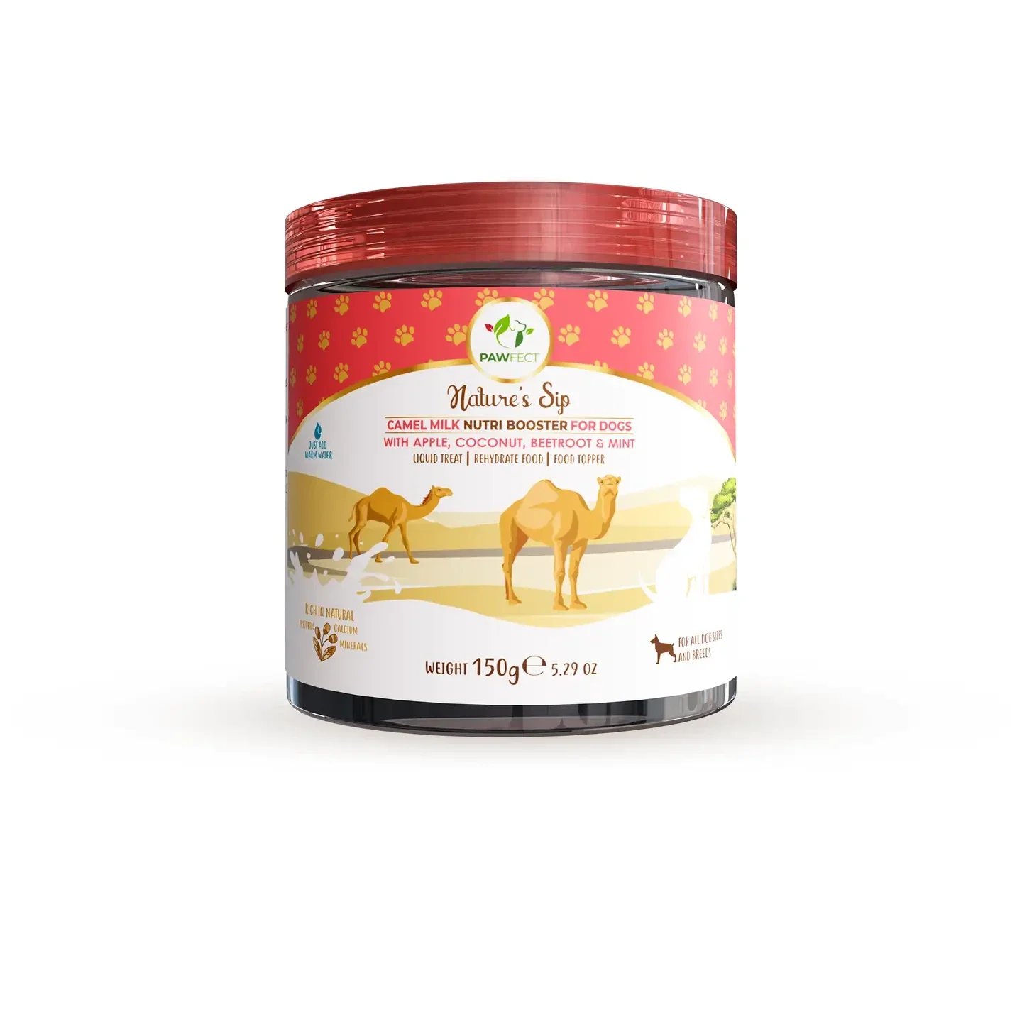 Pawfect - Kamelenmelk met Appel, Kokos, Biet en Munt