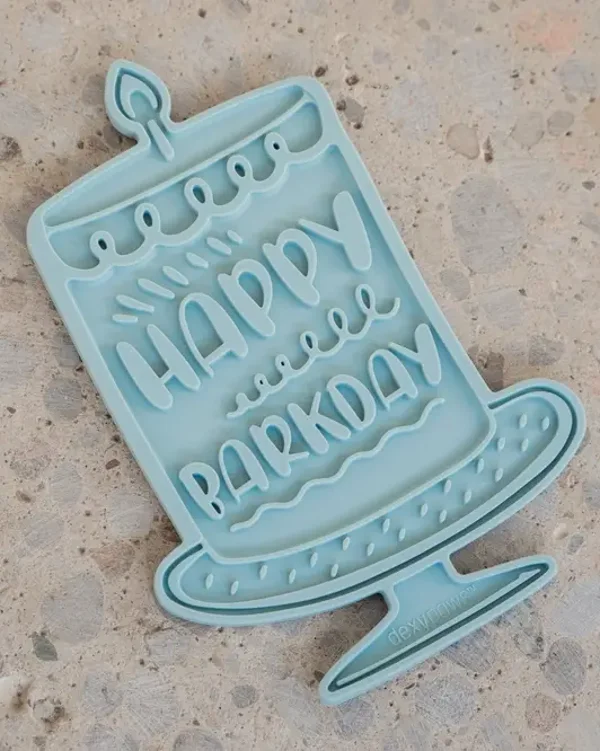 Dexypaws - Barkday Bash Enrichment Lick Mat