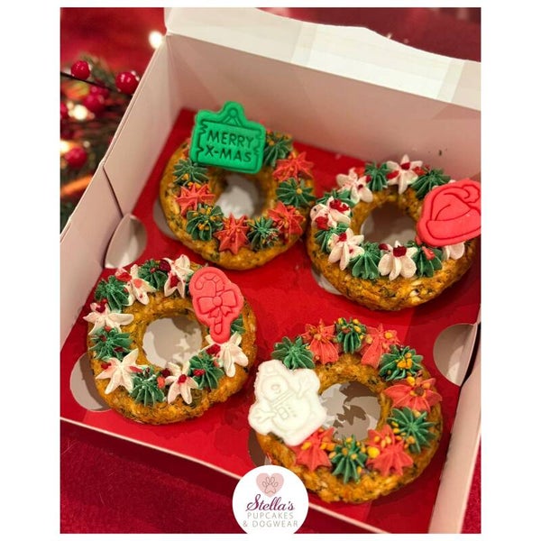 Stella's pupcakes - kerst donuts