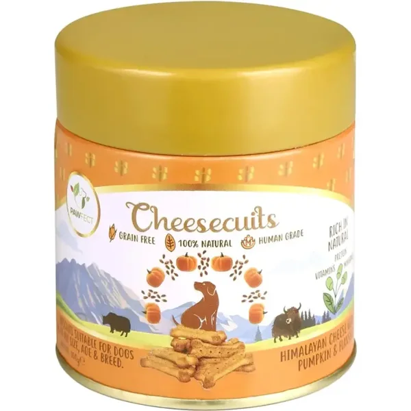 Pawfect kaaskoekjes pompoen - lijnzaad
