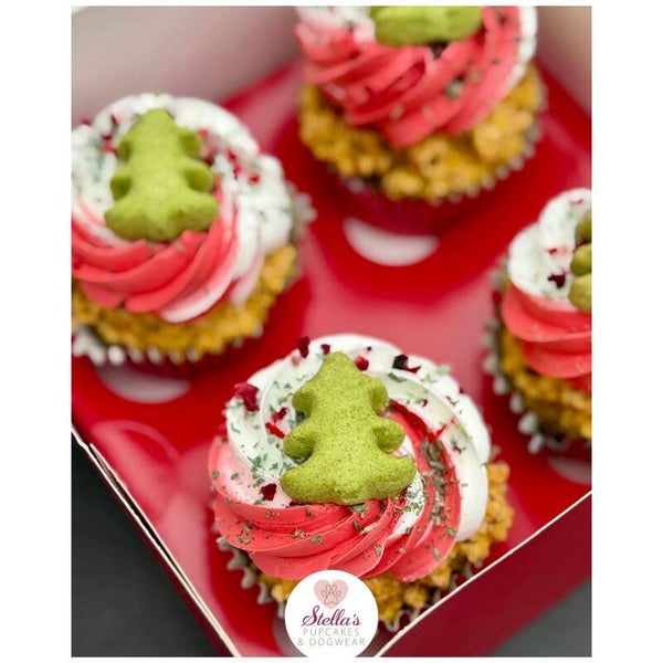 Stella's pupcakes - kerst pupcake
