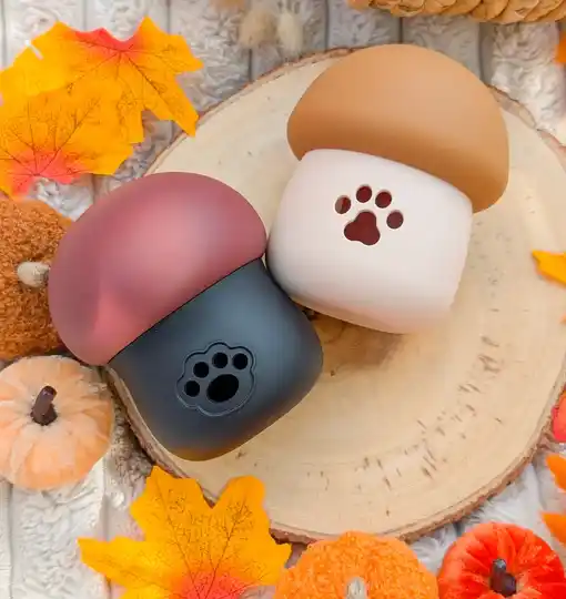 Treat dispencer paddenstoel