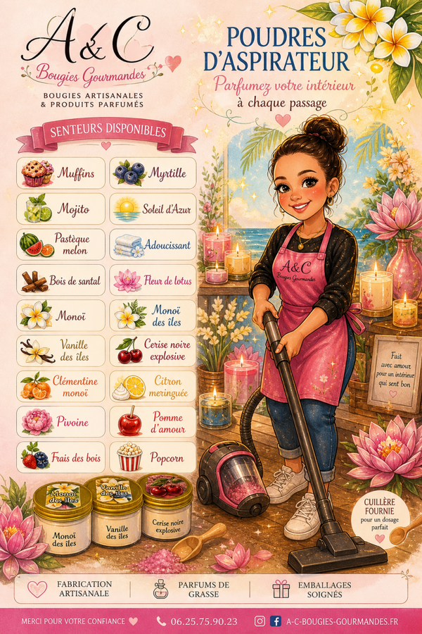 Poudre d’aspirateur 50g