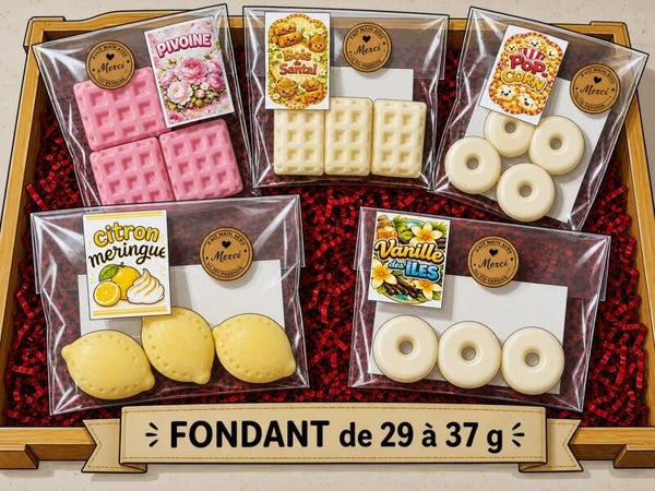 Fondant entre 29 et 37 grammes