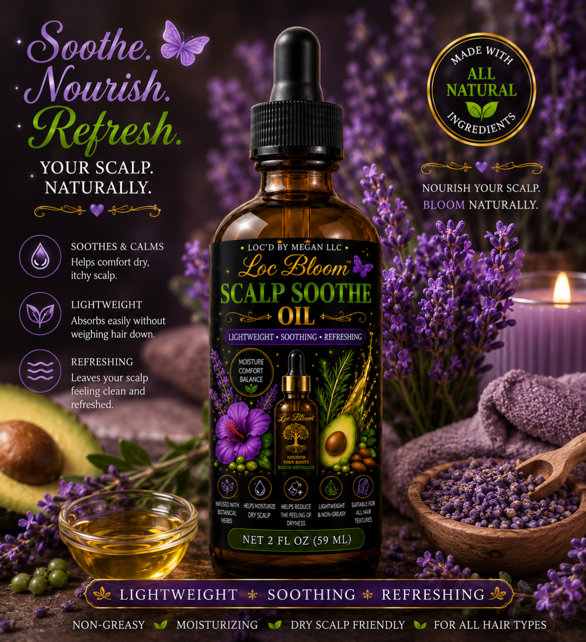 Loc Bloom Scalp Soothe Oil