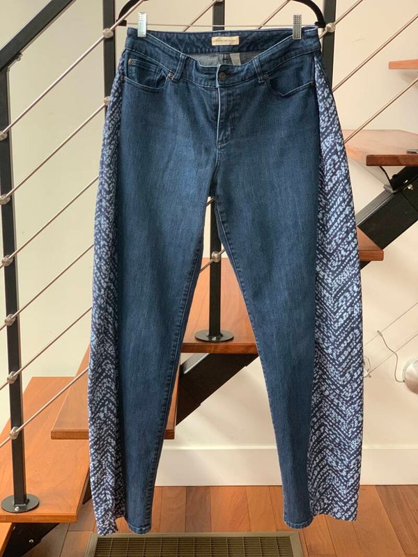 Patchwork Barrel Jeans