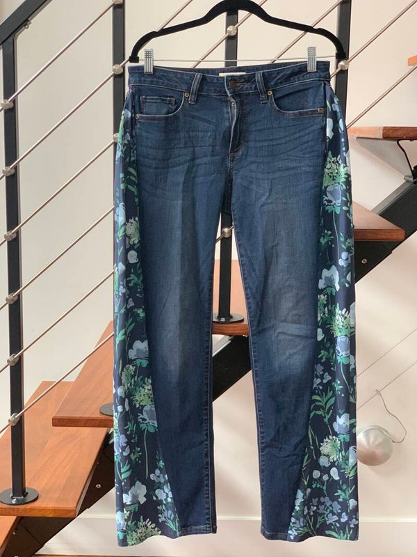 Patchwork Barrel Jeans
