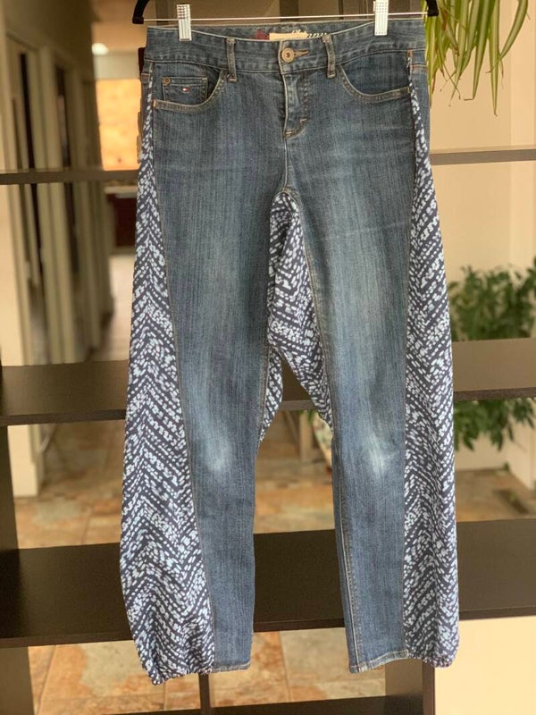 Patchwork Harem Denim Pants