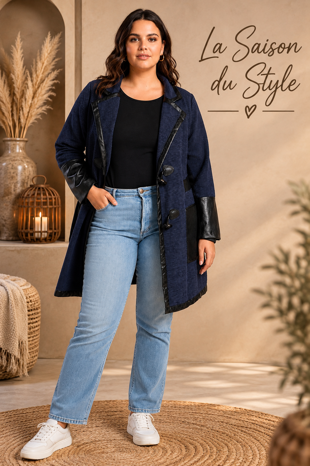 Veste légère bleu marine