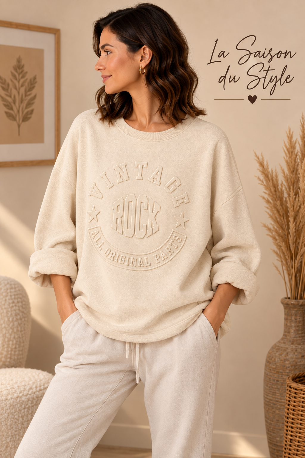SWEAT Vintage Crème